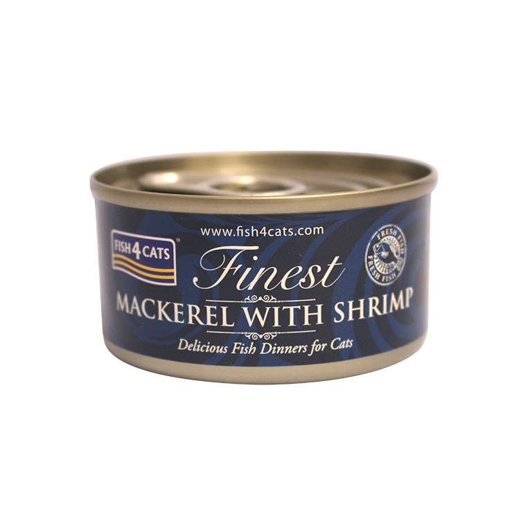 Fish4Cats | Finest Mackerel with Shrimp 70g