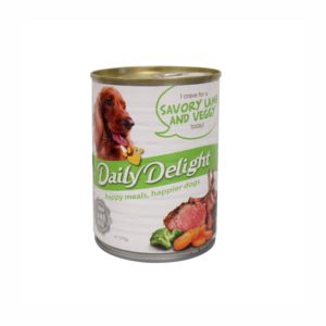 Daily Delight | Dog Savory Lamb & Veggy Canned Dog Food 375g
