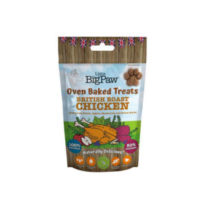 Little Big Paw | British Roast Chicken Oven Baked Dog Treats 130g