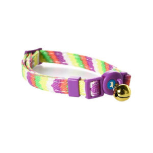 Trustie | Gold Bell Rainbow Cat Collar